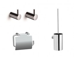 JUEGO 4 ACCESORIOS BAÑO CHOICE PRESSALIT